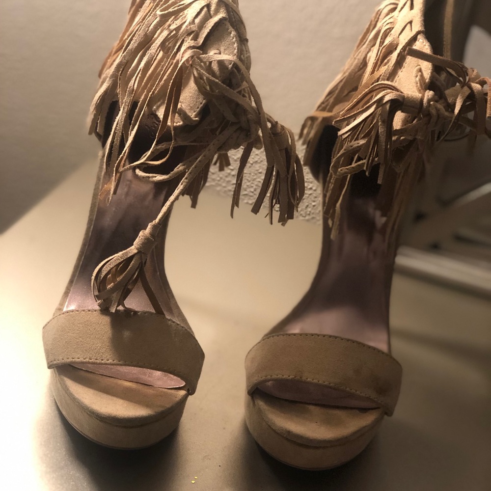 Fringe heels